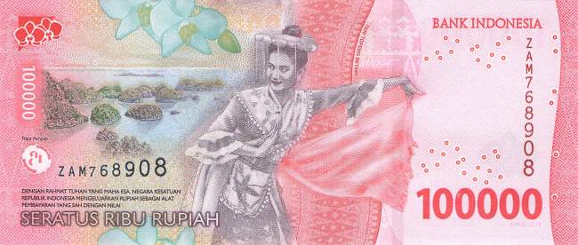Indonesien 100.000 Rupiah 2022 p168